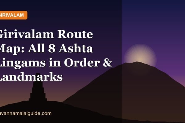 Girivalam Route Map: All 8 Ashta Lingams in Order & Landmarks