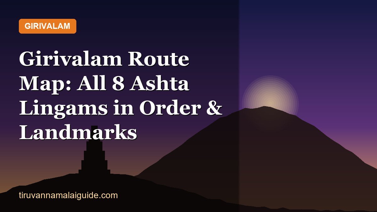 Girivalam Route Map: All 8 Ashta Lingams in Order & Landmarks