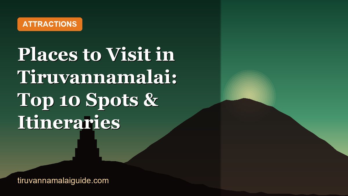 Places to Visit in Tiruvannamalai: Top 10 Spots & Itineraries
